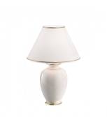 Lampe de table GIARDINO ivoire 1 ampoule Diamètre 30 Cm