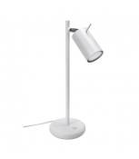Lampe de table Ring Desk Acier blanc 1 ampoule 43cm