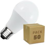 Ledkia - Boîte de 50 Ampoules led E27 A60 5W Blanc