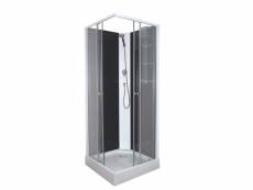 Ondée - cabine de douche carrée 80.5 x 80.5 cm accès