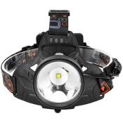 P50 led Phare Phare Lampe usb Charge Zoomable Focus Lampe de Poche la Torche Frontale Lampe de Travail pour Camping PêChe