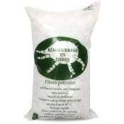 Rembourrage Fibres polyester antiacariens sac 1 kg - Blanc