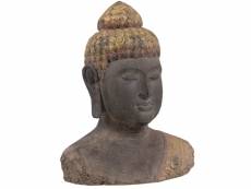 Statue buste de bouddha antique 45 cm