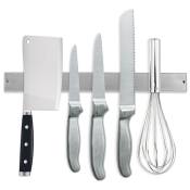 Swanew - 2x Porte Couteaux de Cuisine,Barre Magnétique pour Couteaux 40 cm, magnétique en Inoxydable 304