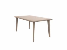 Table new dessa 1600x900 - resol - beige - polypropylène 1600x900x740mm
