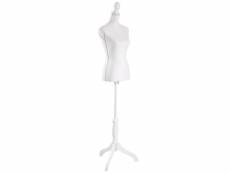 Tectake mannequin de couture - blanc 402566