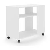 Vicco - Table d'appoint "Rolli" Blanc