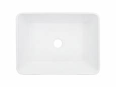 Vidaxl lavabo 40x30x13 cm céramique blanc 143919