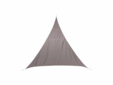 Voile d'ombrage triangulaire curacao - 3 x 3 x 3 m - taupe