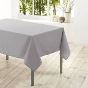 1001kdo - Nappe rectangle polyester Gris 140 x 250 cm