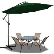 3m parasol UV40+ rotatif jardin parasol manivelle parasol