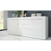 Azura Home Design - Buffet basic 210cm blanc