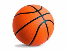 Ballon de basket orange taille 7 (24,5cm) bronx usage intérieur-extérieur et anti-dérapant