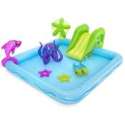 Bestway - Piscine de jeu gonflable pour enfants Aquarium jeu d'eau 53052