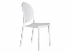 Chaise design moderne blanche friday 119