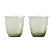 Deux verres en verre soufflé mousse Collect SC78 - &tradition