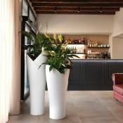 Grand vase lumineux rvb led planteur bar restaurant
