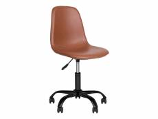 House collection chaise de bureau larsen cognac ZSFU000254-BR