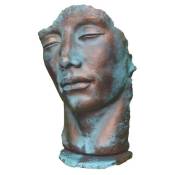 Jardinex - Statue visage homme extérieur grand format