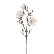 Magnolia artificielle rose clair H88