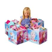 Moose Toys - Lot de 4 cubes de rangement pliables la reine des neiges 2 Disney 28 cm