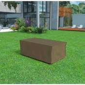 Nortene - Housse de protection pour table rectangulaire covertop - Taupe - 205 x 105 x 70 cm