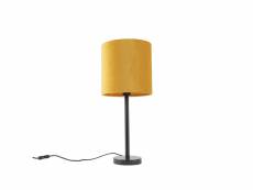 Qazqa led lampes de table simplo - jaune - moderne - d 250mm