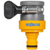 Raccord mélangeur pour robinet à bec rond de 14 à 18mm sous blister Hozelock 2176P9000 - Noir