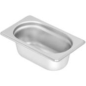 Royal Catering - Bac Gastronorme gn 1/9 Profondeur 65 mm Inox Récipient Bain Marie Chafing Dish