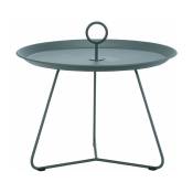 Table d'appoint 60 cm en métal vert pin EYELET - Houe