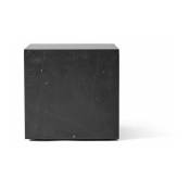 Table d'appoint cube en marbre noir Plinth Cubic - Audo