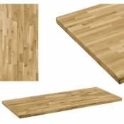Tableau de bois massif en chêne carré 44 mm de taille
