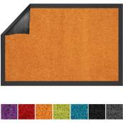 Tapis de Porte Paillasson d'entrée Use&Wash Orange 120 x 300 cm - Orange