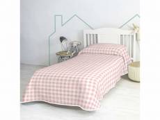 Vichy pink couvre-lit 180x260 25116