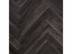 Wallart planches d'aspect de bois noir charbon 432700