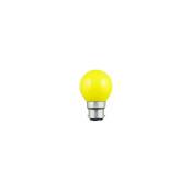 Ampoule couleur jaune sphérique 230V 15W B22D - 124047
