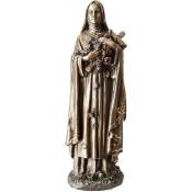 Anges - Statuette Sainte Thérèse de couleur bronze
