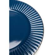 Assiettes Muse bleues 27cm set de 4 Kare Design
