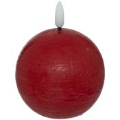 Bougie boule à led Molia D12cm rouge - Atmosphera créateur d'intérieur