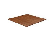 Dessus de table carré marron foncé90x90x1,5cm bois