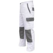 Dulary - Pantalon peintre Presti-Confort élastique sur la taille + 7 poches Taille: t 36/38