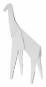 Figurine My Zoo Girafe / Géante - L 122 x H 218 cm - Magis blanc en papier