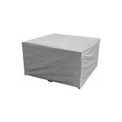 Housse de protection imperméable et résistante pour meubles de terrasse - Pour table carrée et chaises - 150 x 150 x 75 cm