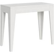 Itamoby - Console extensible 90x42/198 cm Isotta Small Frêne Blanc