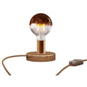 Lampe de table Posaluce Half Cup en métal Cuivre - Interrupteur - Cuivre