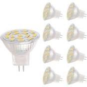 Lampes LED MR11, douille GU4.0, 3 W, correspondant