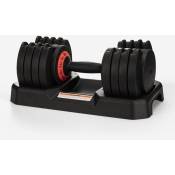 Leonardo - Haltère poids réglable charge variable fitness musculation 25 kg Oonda