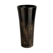 Les Tendances - Vase céramique noir et doré Diere
