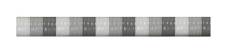 Rideau de porte Antilles polyéthylène 90x220 cm - gris, blanc - Morel
