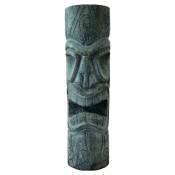 Statue Tiki totem Mauri cendré 50 cm - Gris 50 cm